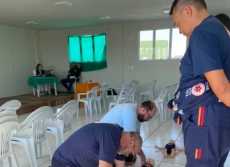Profissionais do SAMU participam de oficina sobre manejo de vítimas de afogamento em Sombrio