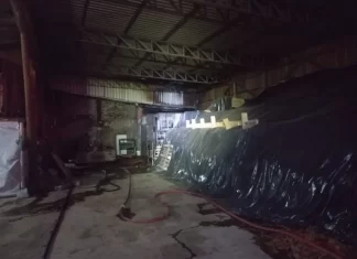 Incêndio em estufa de fumo mobiliza bombeiros em Santa Rosa do Sul