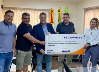 São João do Sul recebe emenda do deputado rodrigo minotto para recuperação de estradas