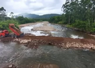 Prefeitura de Praia Grande libera acesso paralelo enquanto a Ponte do Rio Pavão passa por obras
