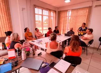 Reunião com as novas diretoras e diretores da rede municipal de educação de São João do Sul