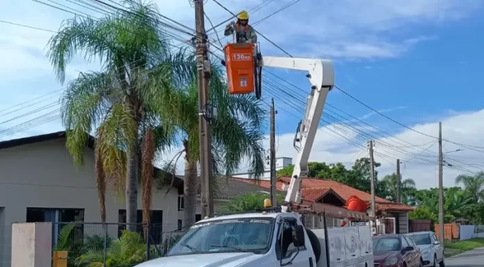 Sombrio segue na modernização da iluminação pública com lâmpadas de LED