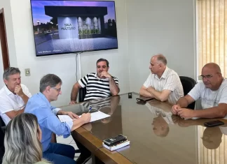 Deputado Neodi Saretta é recebido por prefeito e autoridades em Santa Rosa do Sul