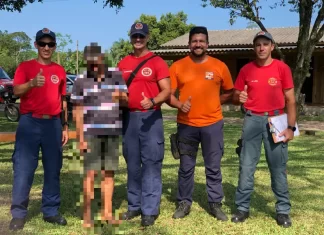 Ação rápida dos Bombeiros encerra horas de aflição e idoso é encontrado com vida em São João do Sul