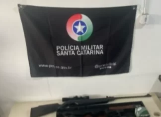 Briga em Família Termina com Prisão e Apreensão de Armas em Balneário Arroio do Silva