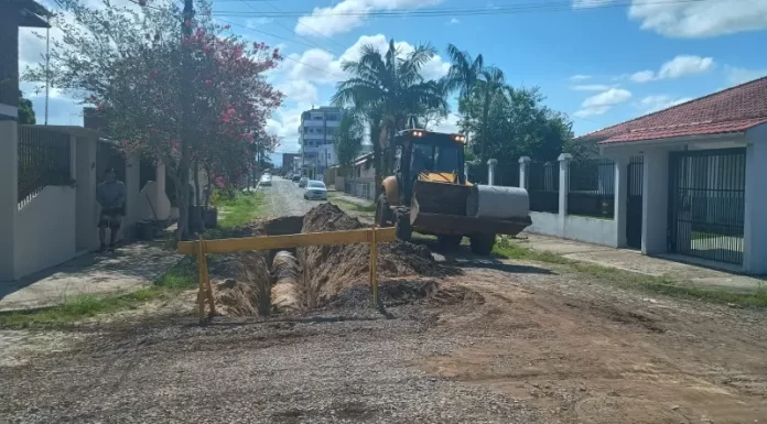 Prefeitura de Sombrio avança com obras de drenagem para reduzir alagamentos