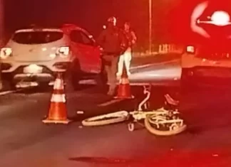 Jovem morre atropelada na SC 285 em Turvo