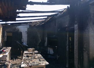 Incêndio atinge salão paroquial em Timbé do Sul