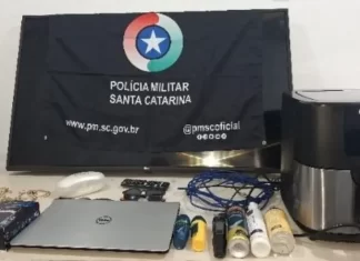Polícia prende suspeitos e recupera objetos furtados em Sombrio