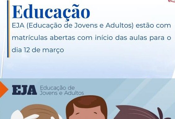São João do Sul anuncia o início das aulas do EJA