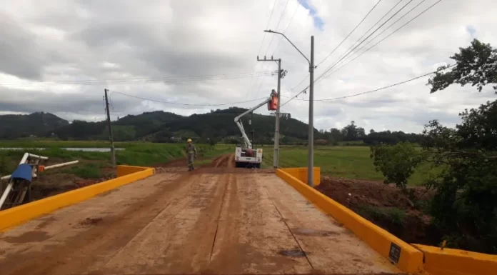 Sombrio: Ponte do Retiro da União recebe reparos finais