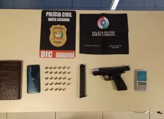 Jovem de 18 anos é preso com arma de uso restrito em Araranguá