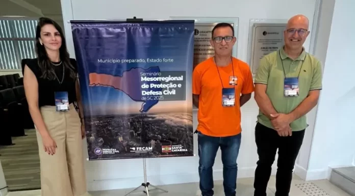 Sombrio participa de seminário sobre Proteção e Defesa Civil em Florianópolis