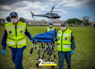 Equipe de Resgate Realiza Transferência de Urgência em Sombrio