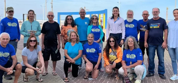 Peregrinos do Caminho da Gratidão passam por Balneário Arroio do Silva