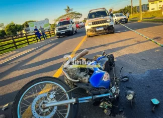 Tragédia em Jacinto Machado: Motociclista morre após grave acidente na SC 108