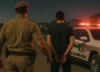 Ladrão invade loja em Araranguá e é pego por policial que mora no local