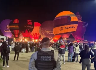 Brigada Militar considera positivo o resultado da segurança no Festival de Balonismo em Torres