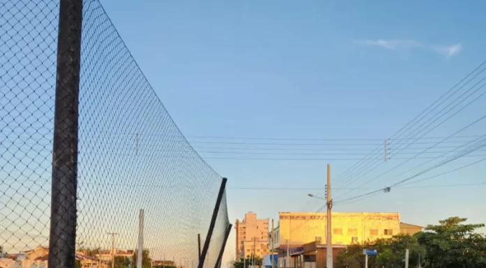 Vandalismo nas praças esportivas de Balneário Gaivota