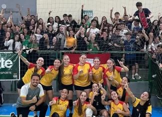 Vôlei feminino de Santa Rosa do Sul é destaque na microrregional dos Jesc