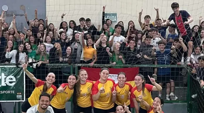Vôlei feminino de Santa Rosa do Sul é destaque na microrregional dos Jesc