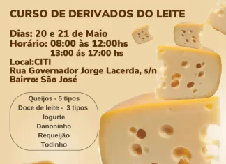 Curso de Derivados do Leite com certificação nacional será oferecido em Sombrio