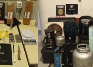 Polícia encontra drogas e objetos furtados após prisão em Arroio do Silva