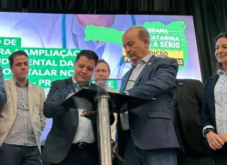 Governador Jorginho Mello anuncia novos investimentos em Praia Grande