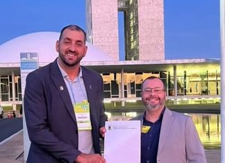 Vereadores de Sombrio buscam de recursos em a Brasília