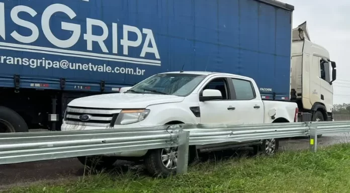 Policial Penal sofre acidente na BR-101 em Araranguá