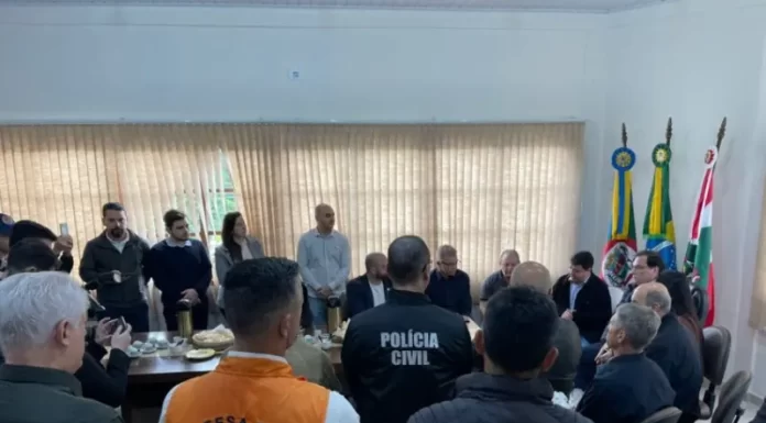 Prefeitura de Praia Grande recebe governador em exercício e reforça apoio às famílias após acidente com balão