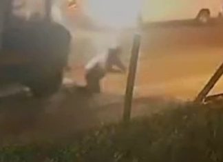 Atropelamento na Faixa de Pedestres em Balneário Gaivota