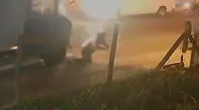 Atropelamento na Faixa de Pedestres em Balneário Gaivota