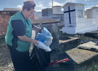 Mutirão de limpeza nos cemitérios integra programação do Junho Verde em Sombrio