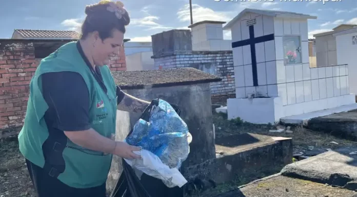 Mutirão de limpeza nos cemitérios integra programação do Junho Verde em Sombrio