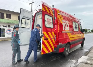 Bebum cai de bicicleta e dá susto em moradores de Sombrio