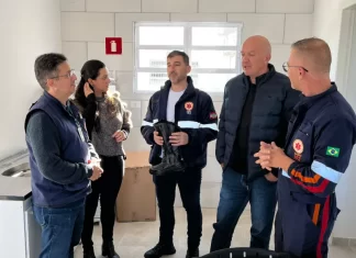 Balneário Arroio do Silva: Vistoria técnica na futura estrutura do SAMU