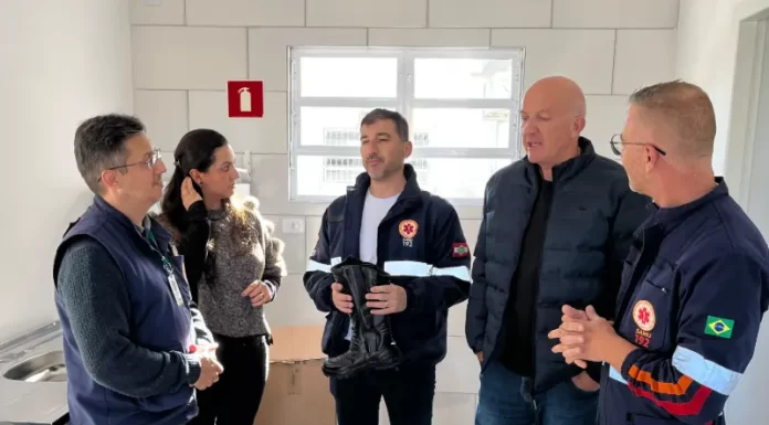Balneário Arroio do Silva: Vistoria técnica na futura estrutura do SAMU