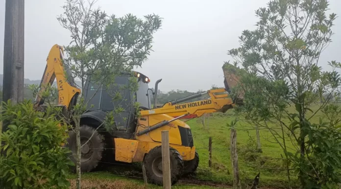 Prefeitura intensifica ações de drenagem nas comunidades rurais de Sombrio