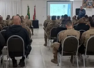 Policiais do 19º BPM participam de Seminário de Cinotecnia Policial da PMSC em Florianópolis