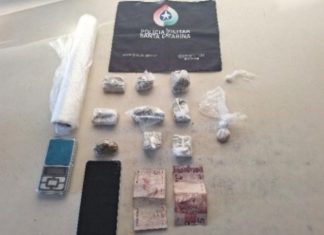 Homem é preso por tráfico de drogas em operação da PM no Arroio do Silva