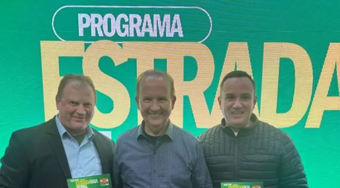 Praia Grande presente no lançamento do programa Estrada Boa Rural do Governo do Estado