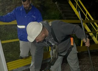 Limpeza de reservatório em Sombrio garante água tratada com mais segurança.