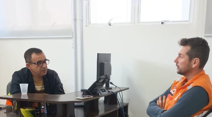 Defesa Civil de Sombrio compartilha experiências com Defesa Civil de Lontras em reunião sobre gestão de desastres