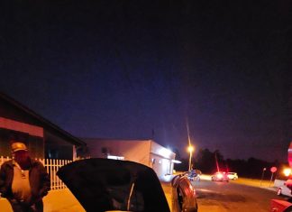 Fogo atinge carro em Jacinto Machado, mas é controlado por populares