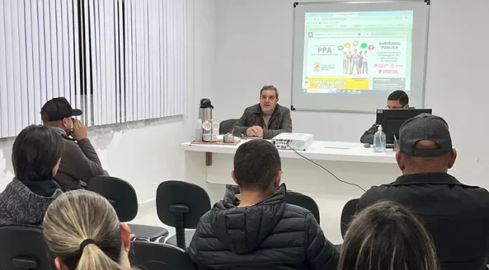 Audiência pública define PPA 2026/2029, em Santa Rosa do Sul