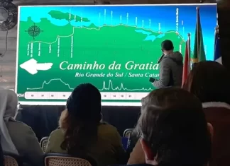 Caminho da Gratidão representa Sombrio no 3º Fórum de Turismo Religioso de Santa Catarina