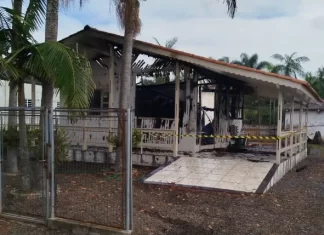 Incêndio destrói residência em Turvo