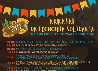 Praia Grande celebra suas raízes com o Arraial da Economia Solidária neste sábado