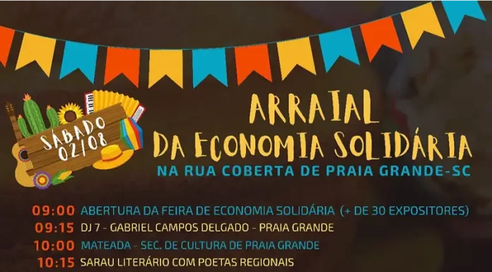 Praia Grande celebra suas raízes com o Arraial da Economia Solidária neste sábado